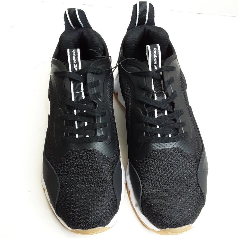 Reebok Men's Zig Dynamica Black White Running Shoe size 8M - Picture 2 of 11
